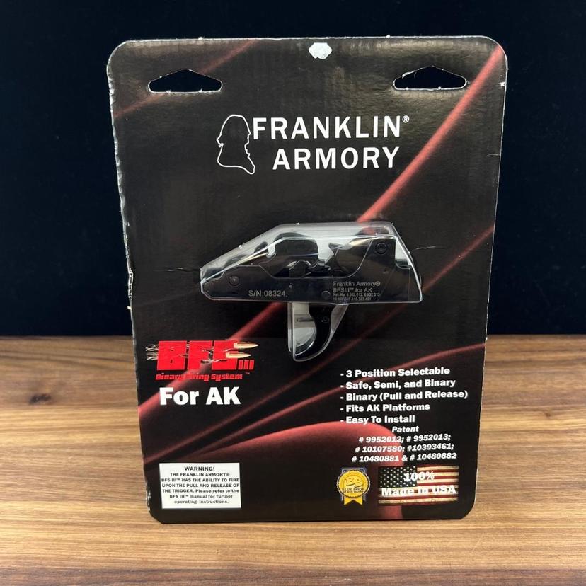 Franklin Armory Binary Trigger installation Guide